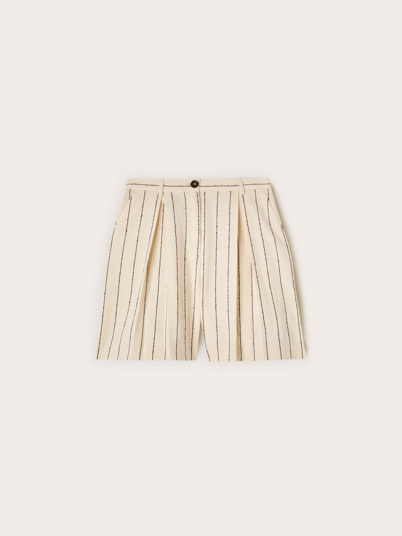 Pinstripe shorts The Tailoring Lab image number 5