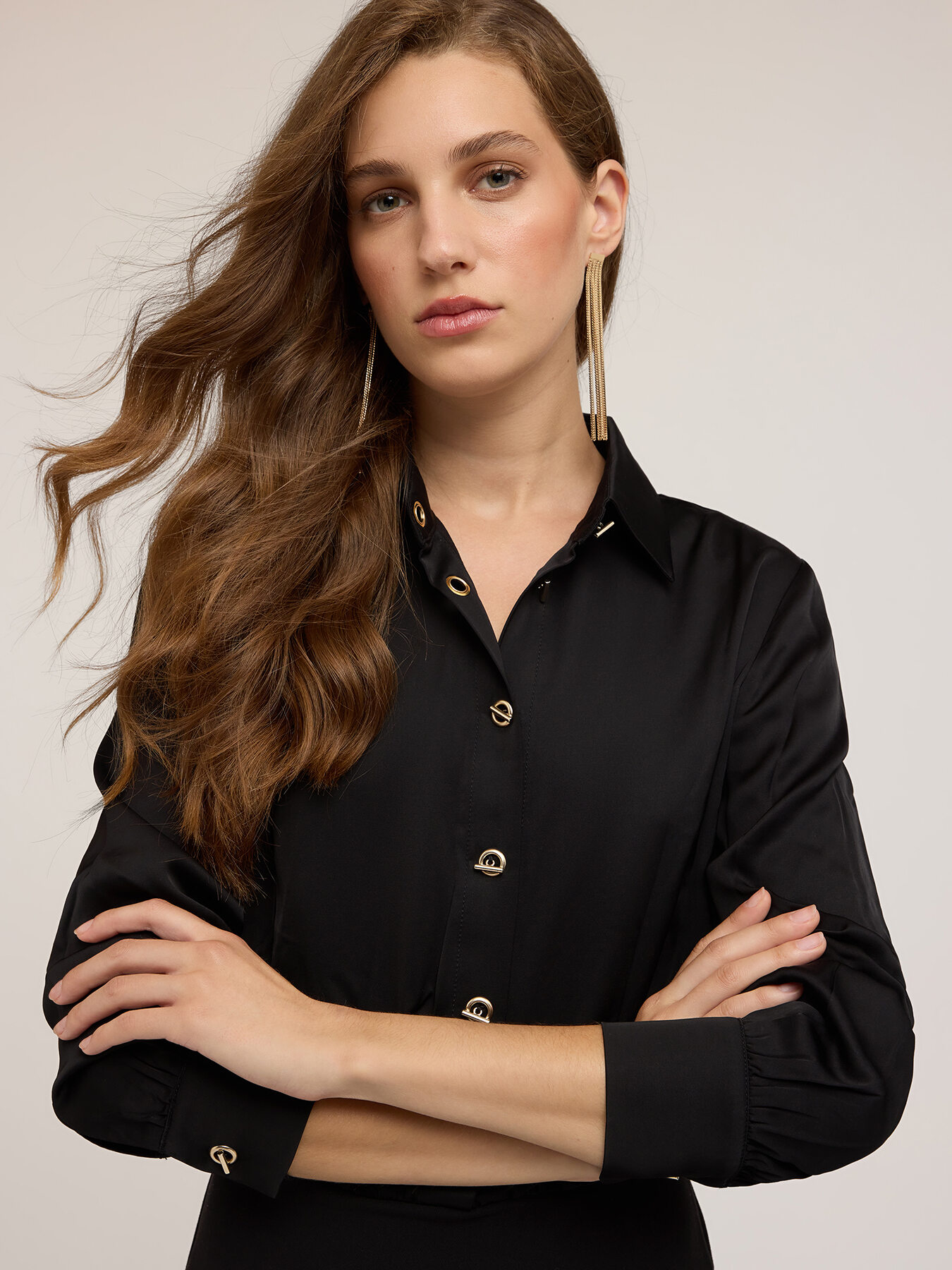 Two-material shirtdress image number 3