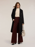 Manteau croisé en drap de laine mélangée image number 2