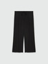 Wide cropped trousers image number 4