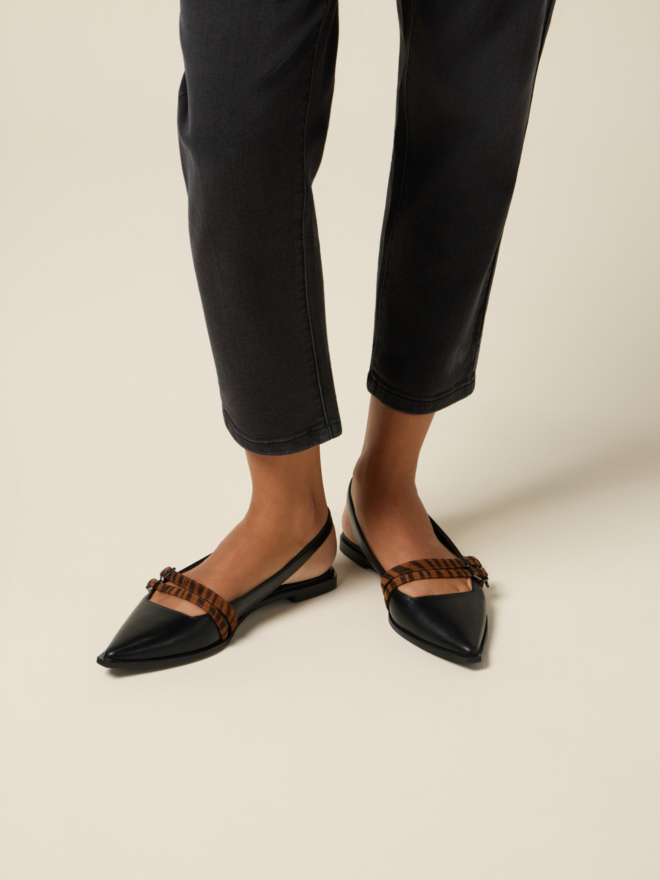 Slingback ballet flats image number 0