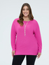 Ribbed sweater with kimono sleeves image number 2
