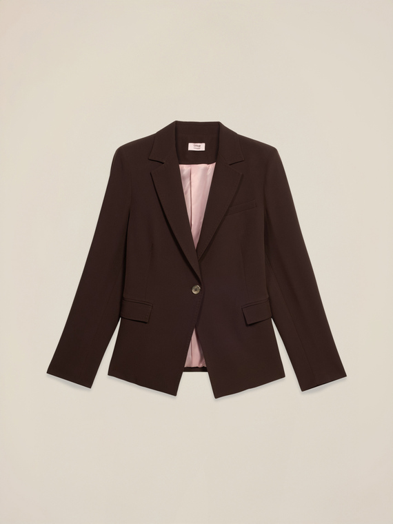 Technical fabric blazer