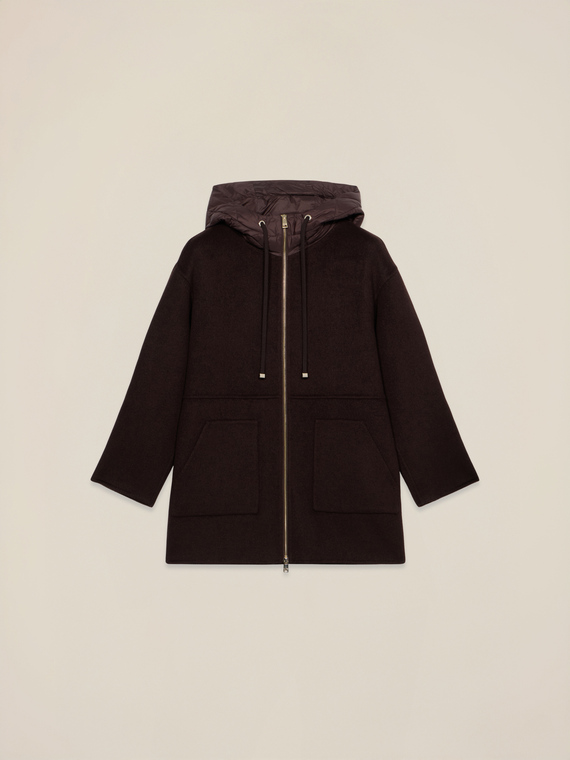 Padded hooded parka jacket