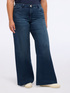 Jeans wide leg lavaggio blu image number 3