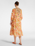 Printed ruffled dress image number 1