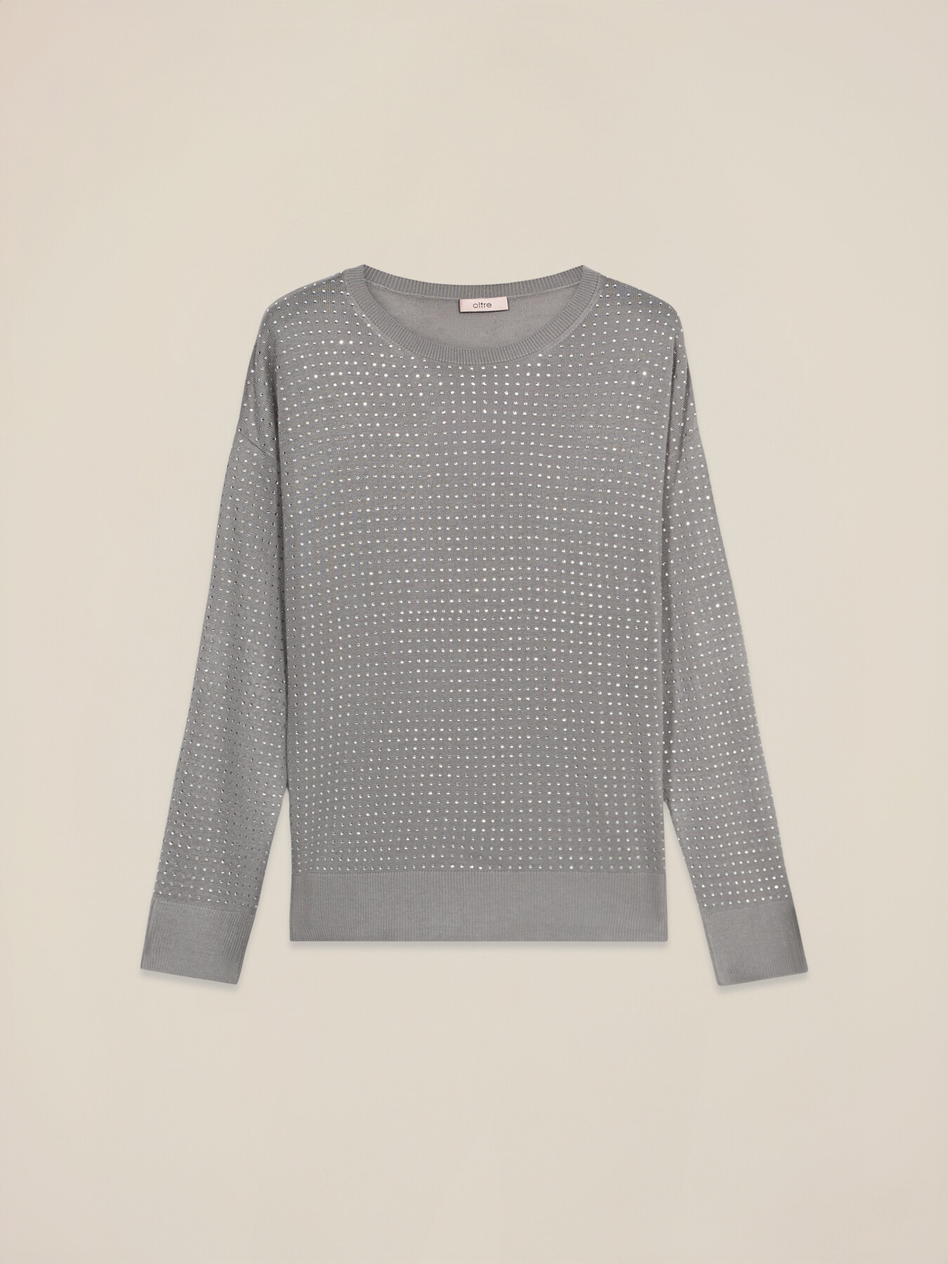 Maglia con micro cristalli image number 3