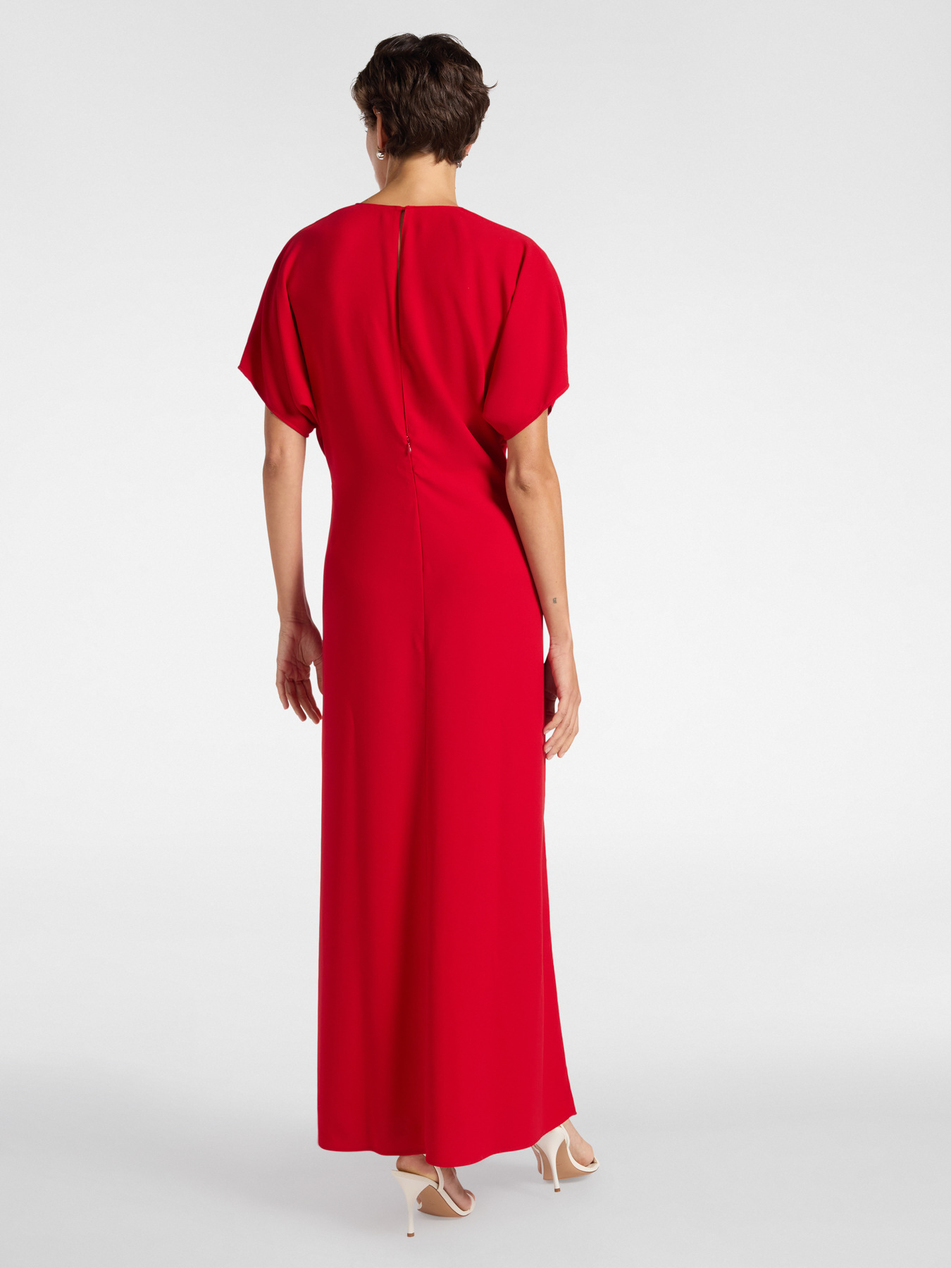 Robe longue avec n&oelig;ud central image number 1