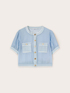 Camicia misto lyocell con bordi a coste image number 4