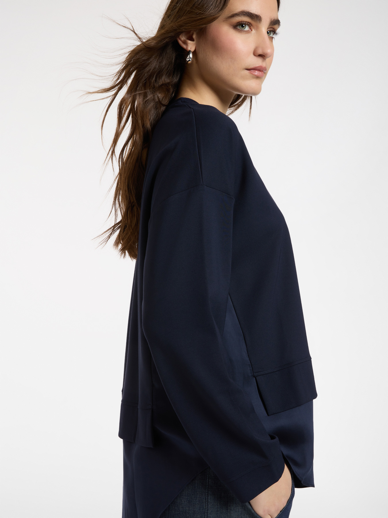 Layering-Effekt Sweatshirt image number 3