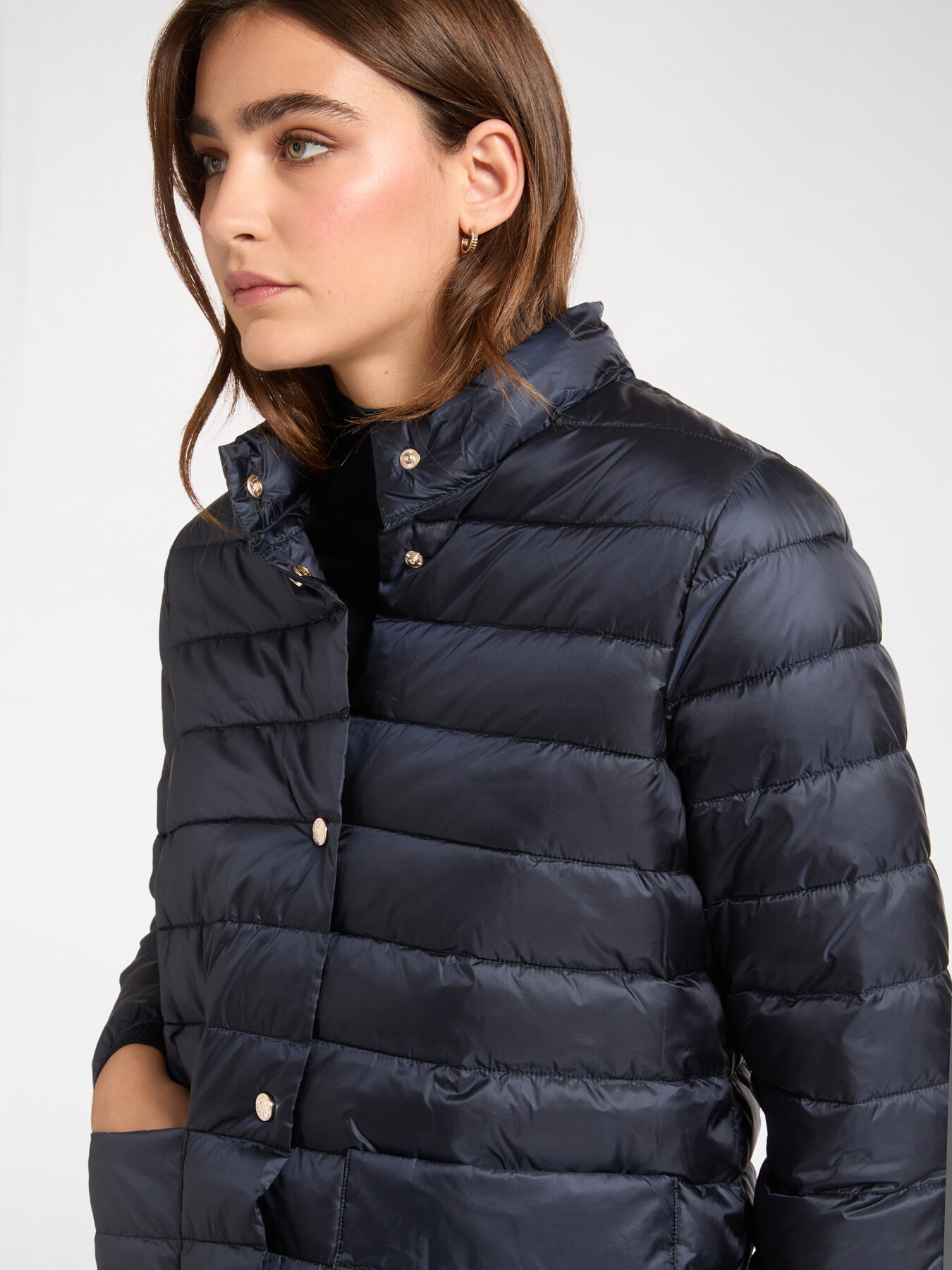 Detachable short parka image number 4