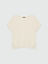 T-shirt boxy avec élastique en bas image number 4