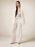 Flowy pants with belt image number 1