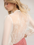 Camicia con pizzo sulla schiena image number 0