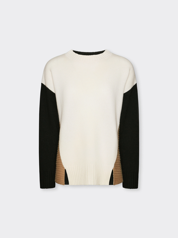 Color block sweater