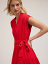 Short dress with jersey frill image number 3