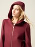 Cappotto corto con cappuccio e zip image number 2