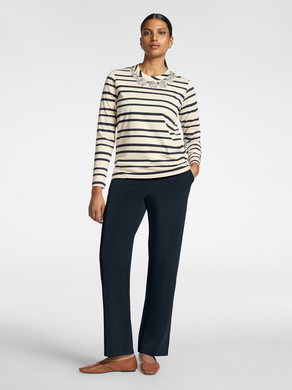 Pantaloni palazzo in scuba