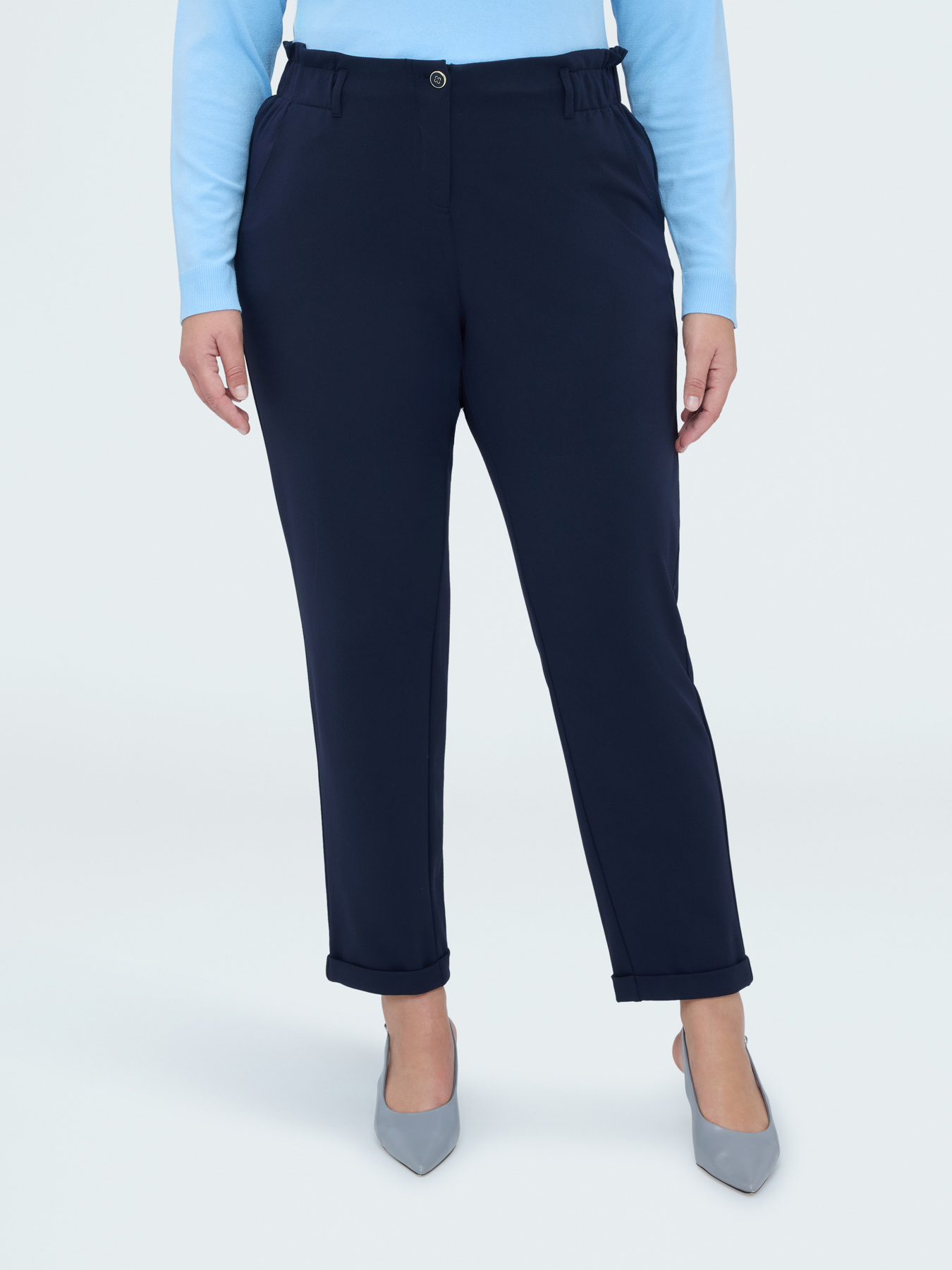 Pantaloni Ballon in tessuto stretch image number 2