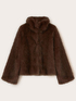 Kurze Jacke mit hohem Kragen image number 4