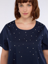 Cotton blouse with bead embellishments image number 3