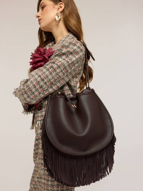 Sac seau &agrave; franges