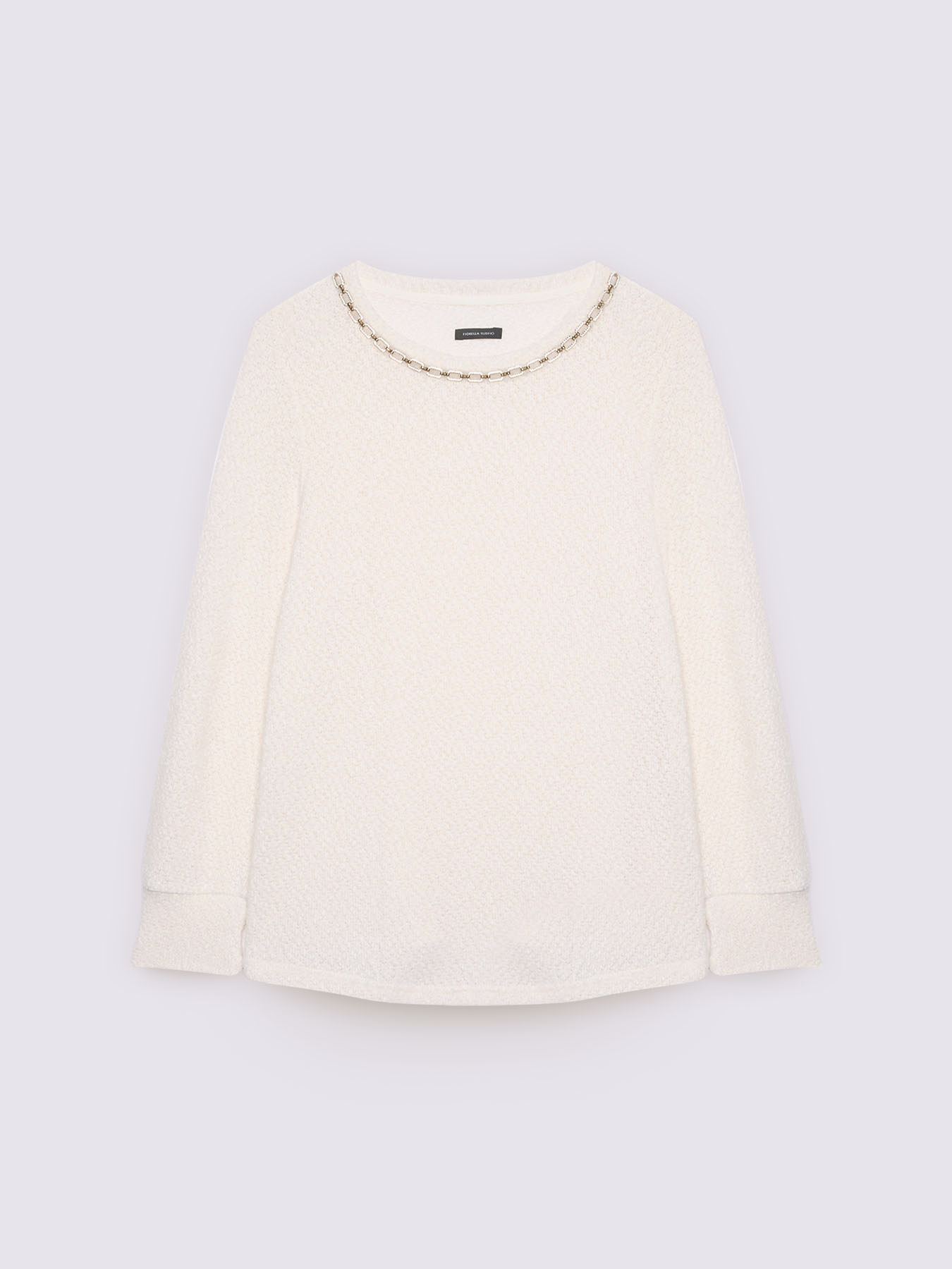 T-shirt in jersey con dettaglio sullo scollo image number 4