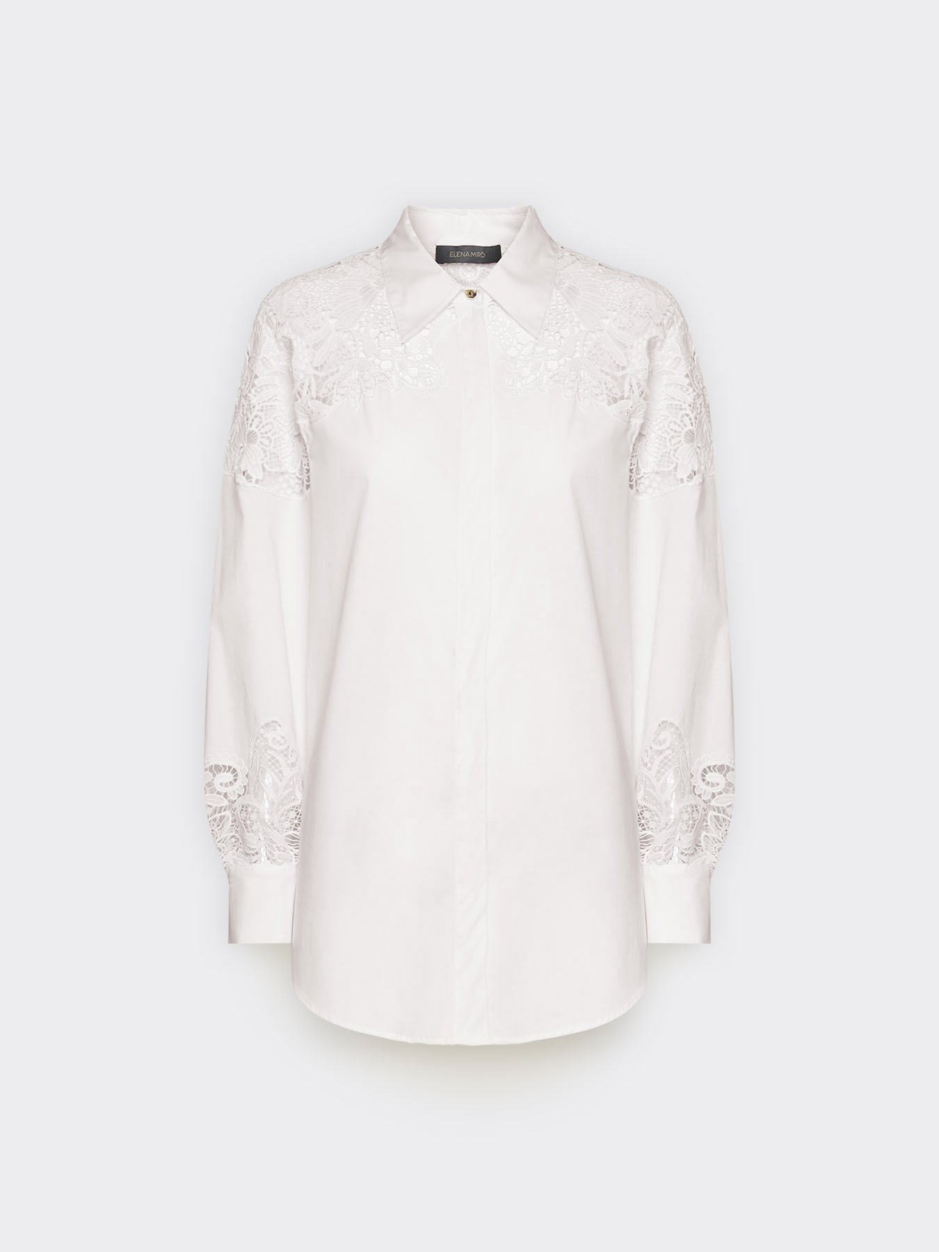 Camicia con pizzo image number 4