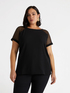 T-Shirt aus Viskose LENZING™ ECOVERO™ mit Stickerei image number 2