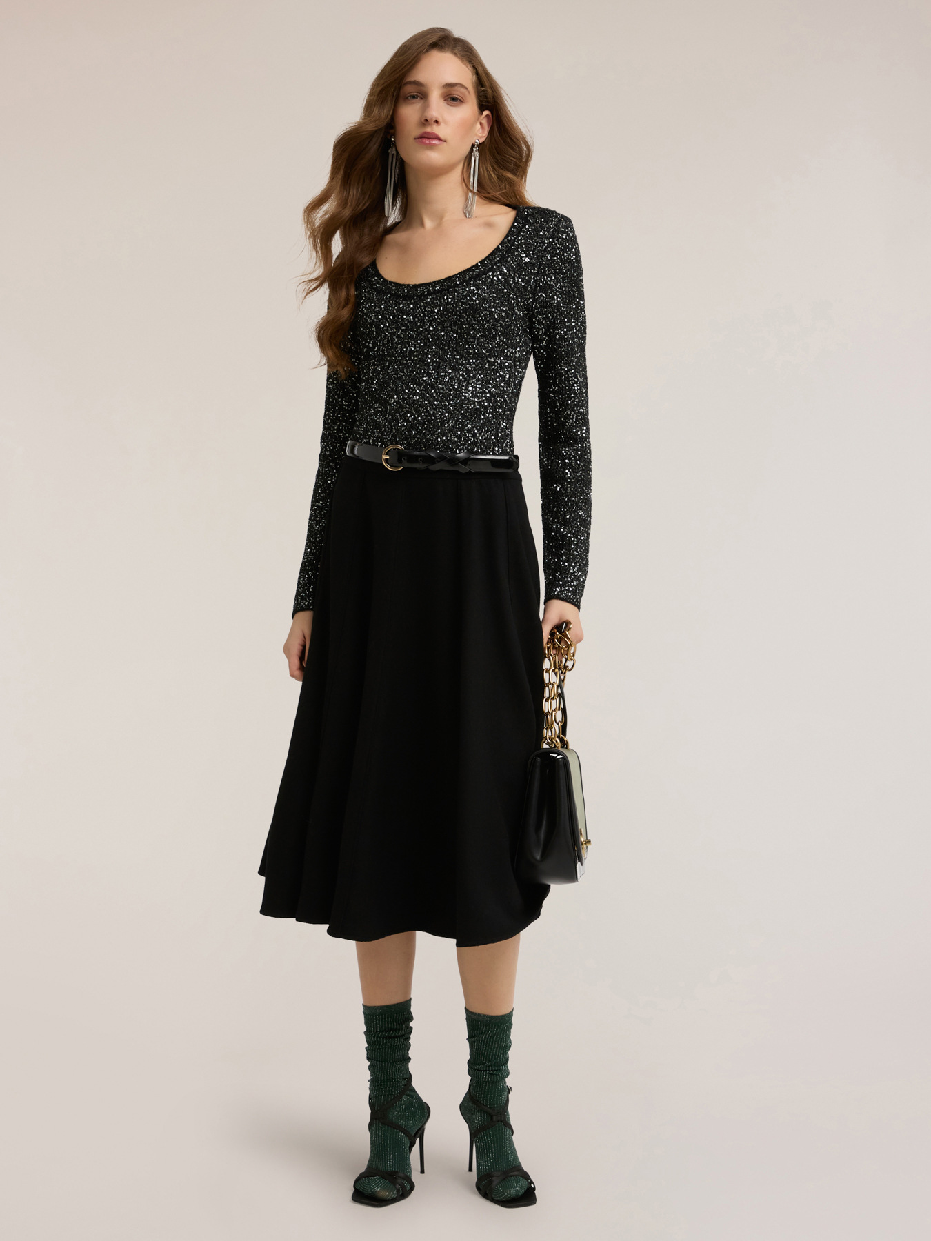 Full sequin sweater image number 3