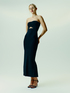 Bandeau-Strickkleid image number 0