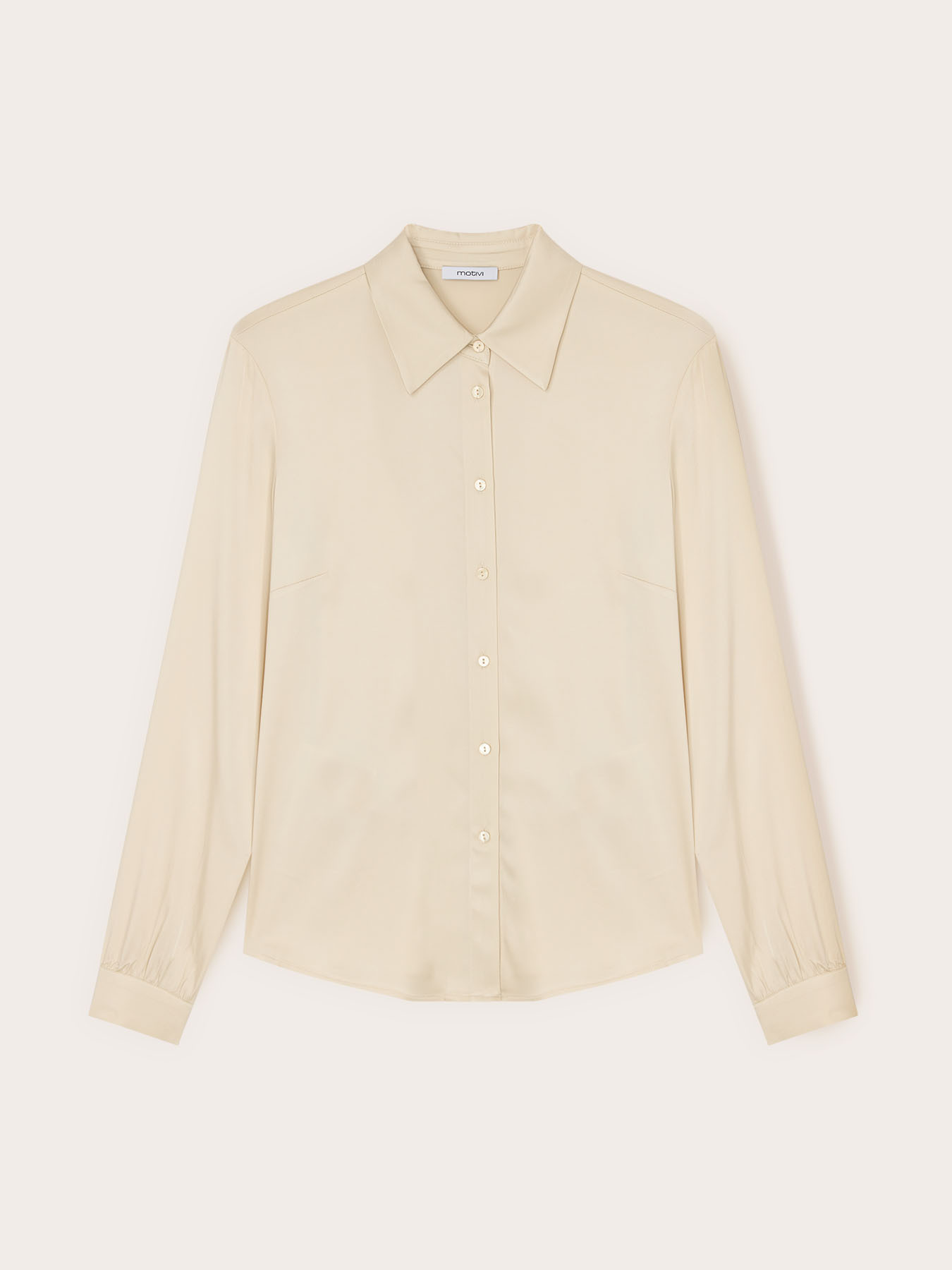 Viscose satin shirt image number 0