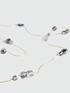 Collana lunga con ciondoli iridescenti image number 2