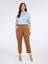 Balloon pants in cotton blend image number 2