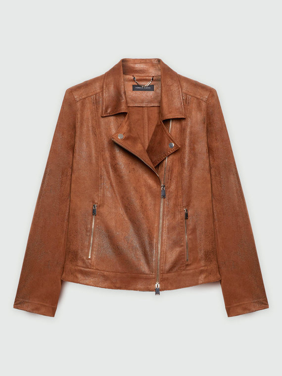 Biker-Jacke in Used-Optik