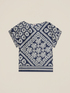 Blusa in raso fantasia image number 3