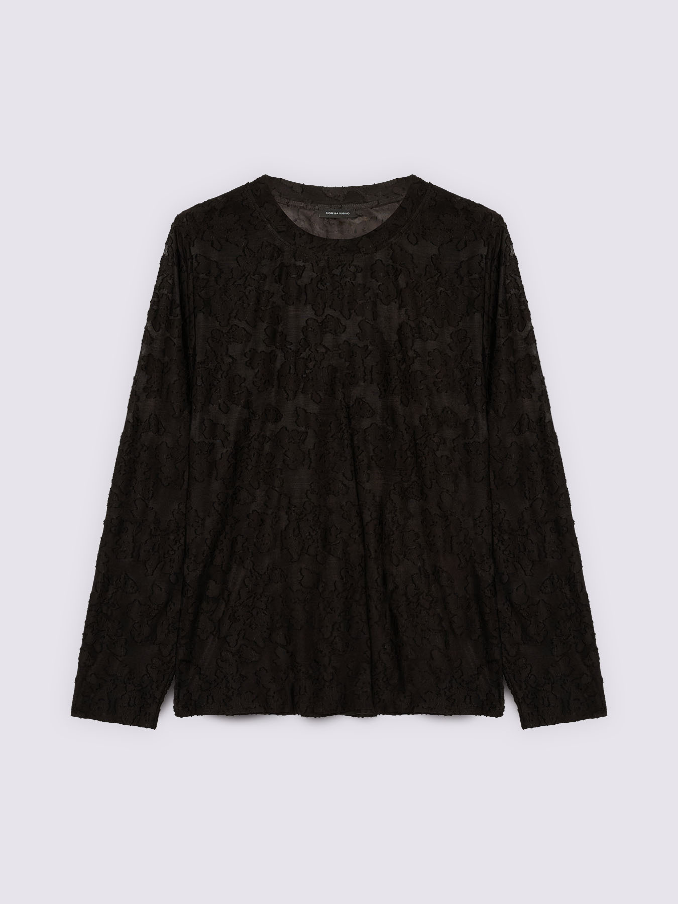 T-shirt in pizzo con motivo floreale image number 4