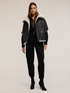 Oversized shearling coat with zip and pockets image number 2