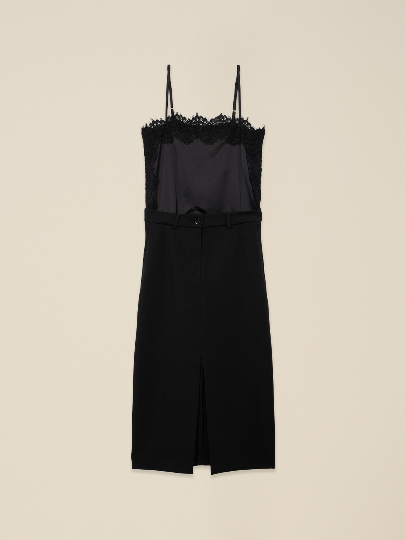 Vestito tubino bimaterico image number 3