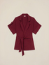 Kimono shirt with belt image number 4