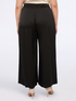 Wide leg pants in stretch satin image number 1