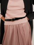 Ceinture en cuir verni avec passants croisés image number 3