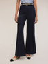 Wide leg linen blend trousers image number 2