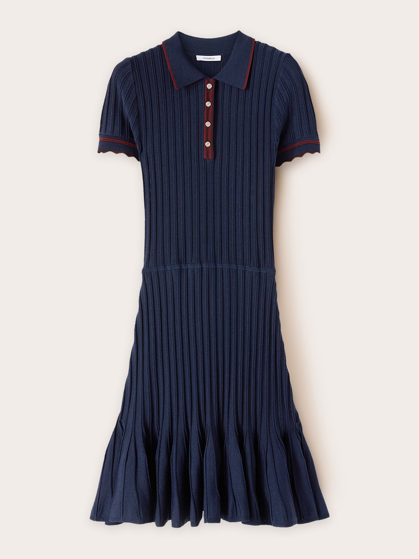 Kurzes Kleid aus Rippstrick image number 5