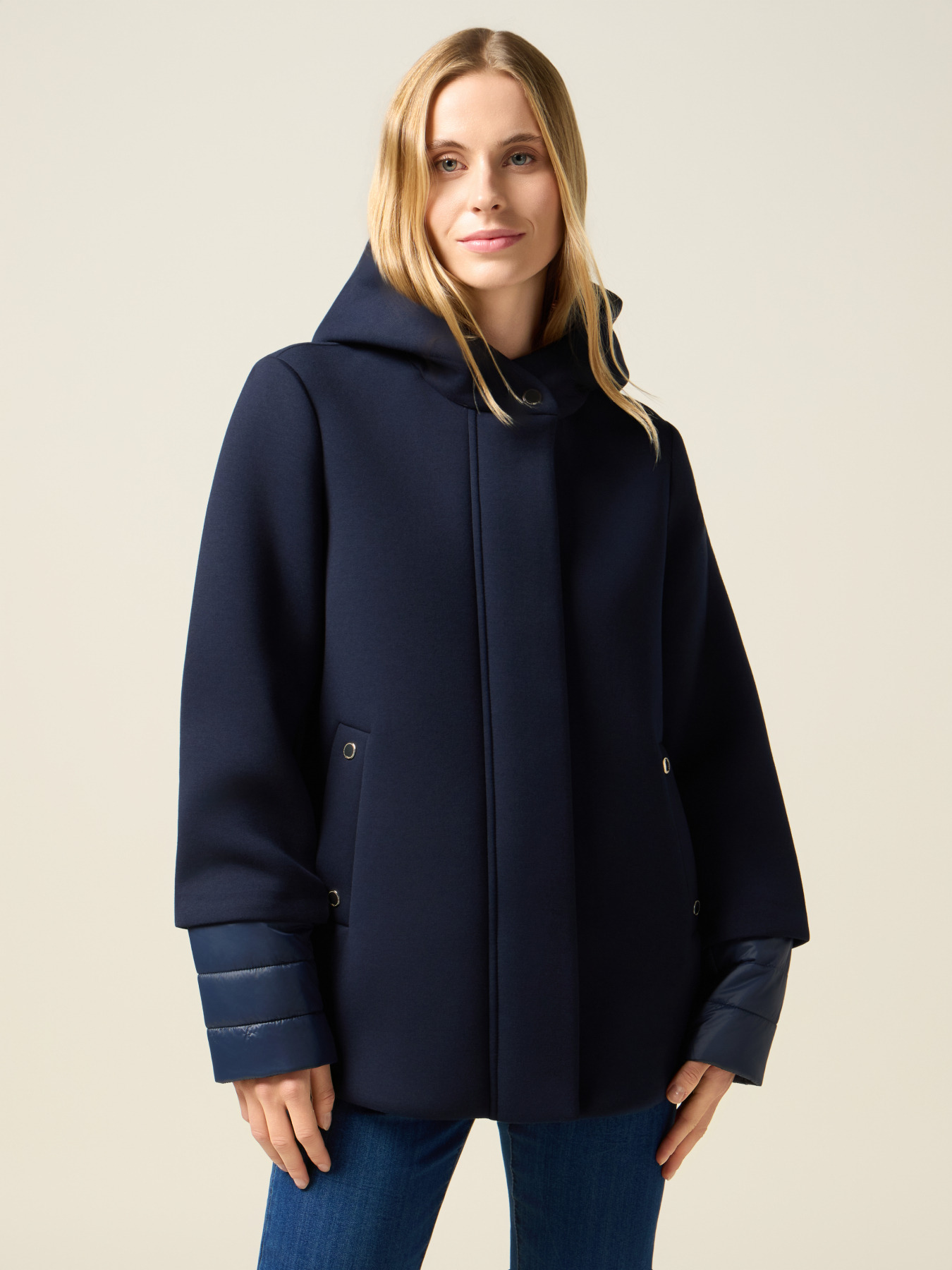 Giubbotto con parti trapuntate image number 0