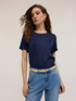 Basic T-Shirt aus Satin image number 2