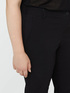Gerade geschnittene, knöchellange Hose image number 3