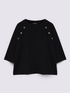 Sweatshirt with eyelet detail image number 4