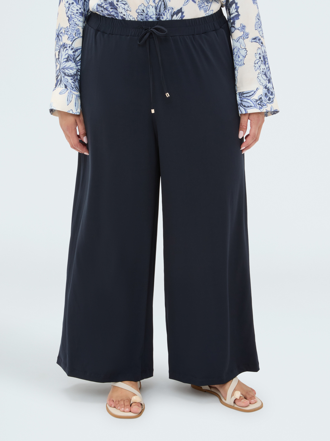 Palazzo-Hose aus Jersey image number 0