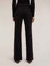 Pantaloni flare con motivo occhielli image number 1